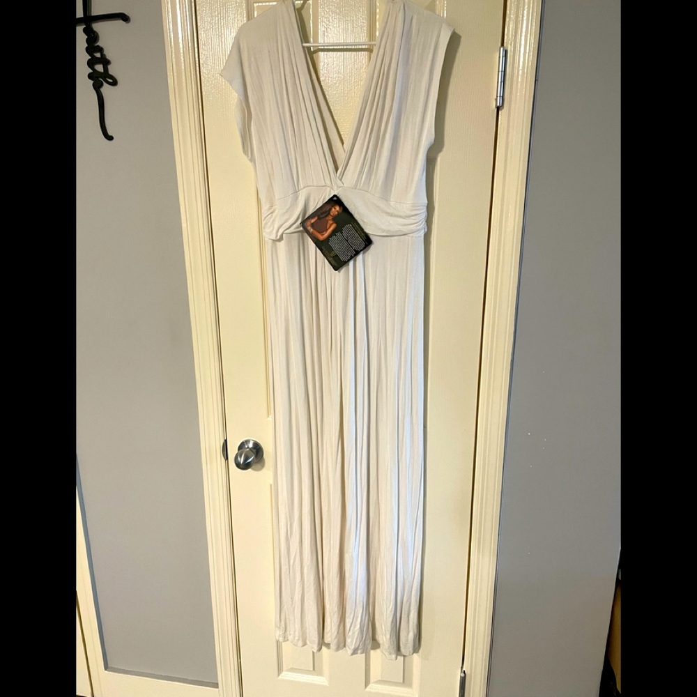 IMAN Womens maxi dress size XL -white